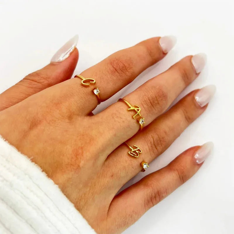 Bague Lettre Iris