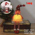 Gnome Lumineux de Noël – Poupée Décorative Sans Visage LED