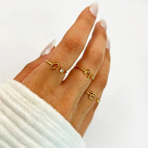 Bague Lettre Iris