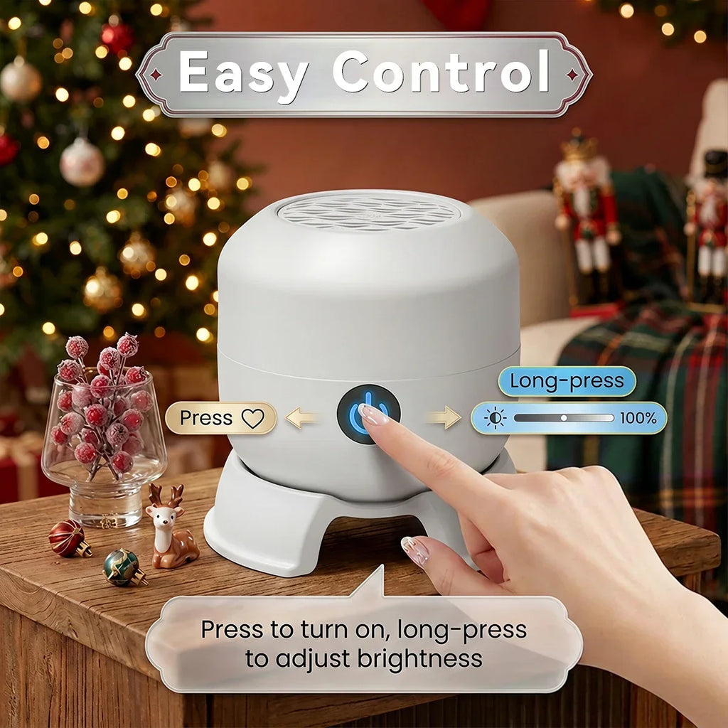 Projecteur LED de Noël 22 Motifs – Rotation 360° USB